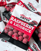 Raspberry & Licorice Date Bites