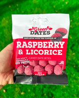 Raspberry & Licorice Date Bites