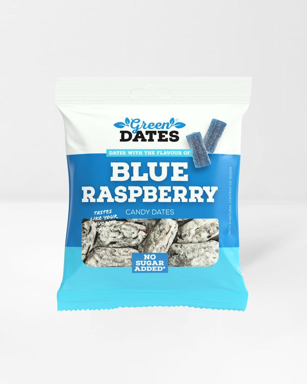 Sour Raspberry Dates Green Dates - originale, dansk produceret dadelsnacks