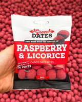 Raspberry & Licorice Date Bites