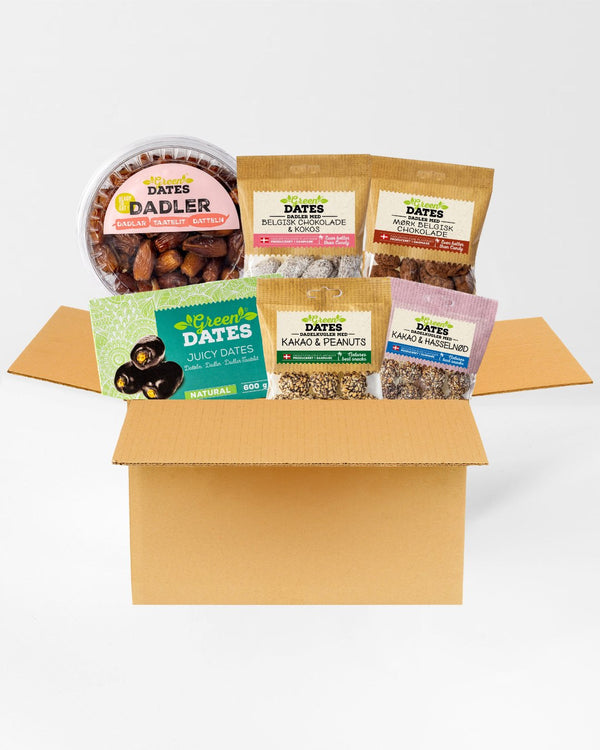 Dadel snackbox (14 varer)