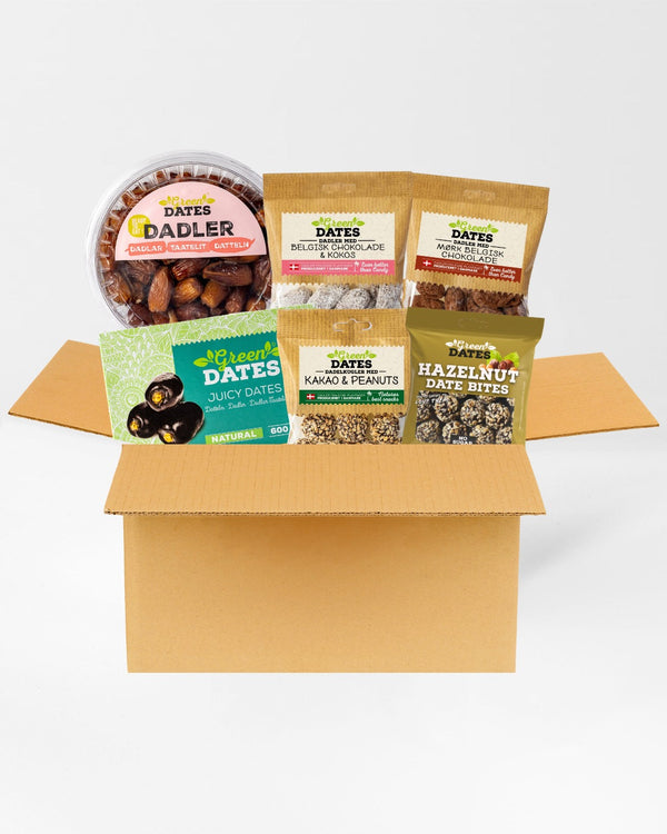 Dadel snackbox (14 varer)